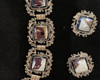 1950's Bracelet set with earrings 