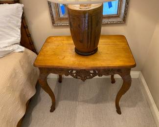 #64 - $600 French Cire naturelle Table 34"Wx22"Dx30"H