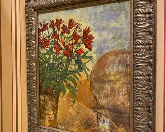 #66 - $150 - Painting Fall Still Life. 25"Hx22"W Michelle Hengold 