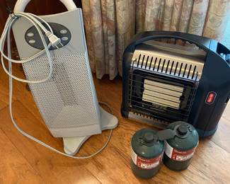 #33- $60 - Lot Dyna glow portable heater ….Bionard portable heaters
