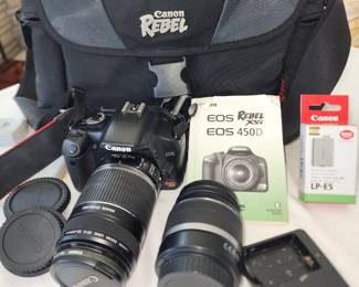 Canon EOS Rebel xst with accessories and original bag