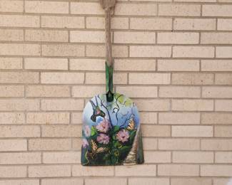 Painted shovel