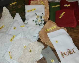 Linen and tablecloths 