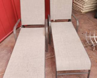 2 lounge chairs 