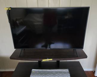 Samsung TV and TV stand