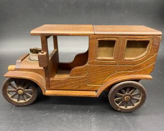 Wooden Car with Lighter and Cigarette
Compartment, by Chase Japan
