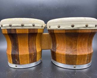 Wooden Bongo Drums