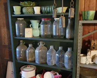 Jars, jars and more, basement level