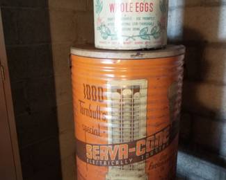 Great old containers 