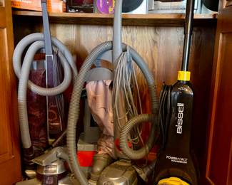 Panasonic Stereo System, Cassette Tapes, DVD’s, CD’s, Kirby Vacuums, Bissell Vacuum