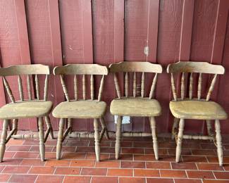 Old Wood Chairs