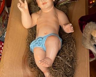 Live Size Baby Jesus-has been repaired 
