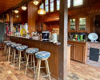 Vintage Swivel Bar Stools