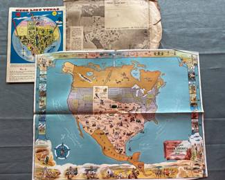 1950’s Texas Brag Map