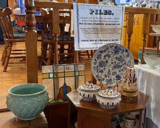 McCoy Jardiniere Planters Seafoam Green Diamond Quilted Pattern