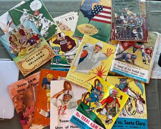 1940’s & 50’s Texas A&M Aggies Football Programs