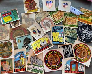 1950’s Souvenir Travel Decals