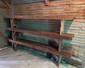 Old Wood Benches