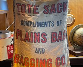 Vintage Cotton Sack from Plains Bag & Bagging Co. Lubbock, Tx