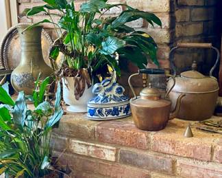 Vintage Copper Teapots