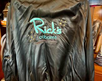 Vintage Rick’s Cabaret Houston Satin Jacket