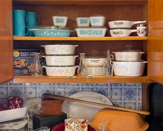 Romertopf Clay Dutch Oven, Corning Ware Blue Dusk Covered Casserole Dish, Corning Ware Country Cornflower Basket Covered Casserole Dish, Corning Ware Silk & Roses Covered Casserole Dish, Corning Ware Shadow Iris Covered Casserole, Anchor Hocking Black Wheat Covered Dish, Pyrex Snowflake Divided Dish With Lid, Pyrex Turquoise Amish Butterprint Refrigerator Dishes