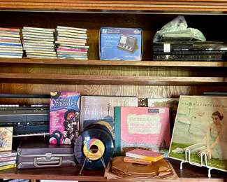 Vinyl Records, Sony Cassette Player