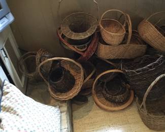 Large selection of baskets