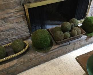 Moss covered spheres
