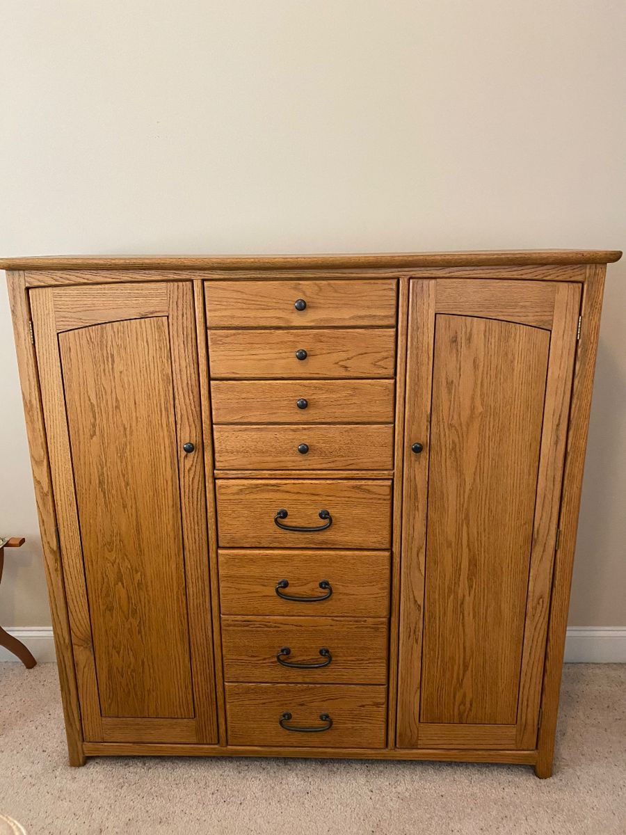 Solid Oak Chest of Drawers{Blackhawk Furniture}
