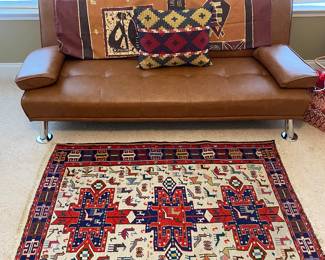 Vintage Turkish Rug 57" x 42"/Futon