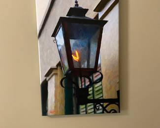 Lamp on Canvas Wall Art