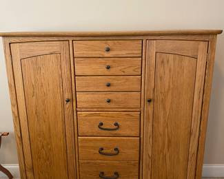 Solid Oak Chest of Drawers{Blackhawk Furniture}