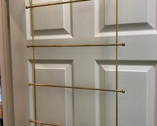 Vintage Over the Door Towel Rack