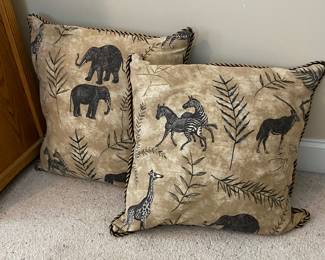 Animal Print  Designer Throw Pillows