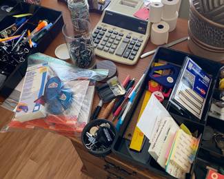 Office Supplies/Canon Printing Calculator/Electric Pencil Sharpener