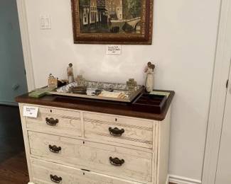 Antique painted Dresser