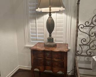 One of a Pair of two-drawer stands by John Richard