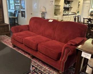 One of a pair of sofas