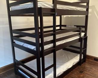ASK TO SEE THE THREE TIER BUNK BED!