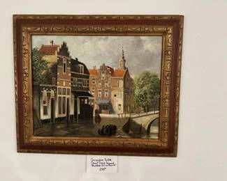 Decorative Dutch Oil on Canvas signed Mulder