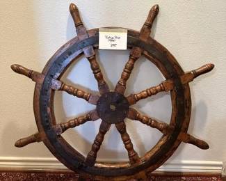 Vintage Ship's Wheel