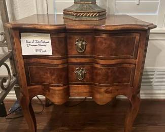 Pair of two-drawer stands by John Richard