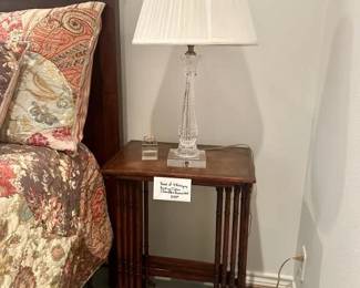 Theodore Alexander Set of Four Mahogany Nesting Tables