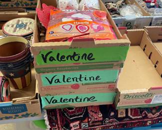 Valentine craft bits