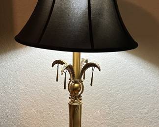 Pair of Stunning Brass Table Lamps 