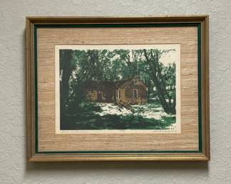 “House in the Trees” 19/46 by Gene Wineland 1976