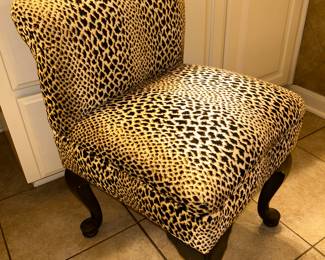 Adorable Animal Print Vanity Seat