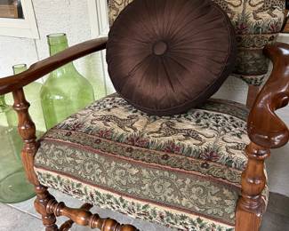 Vintage Upholstered Armchair 