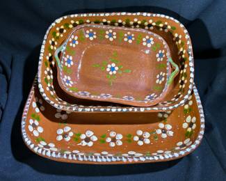 Mexican Red Clay Trays